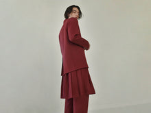 Load image into Gallery viewer, Maroon Stretch Eco Wool Kilt
